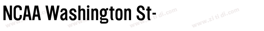 NCAA Washington St字体转换